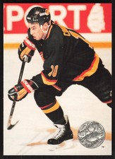 Geoff Courtnall, 1991-92 Pro Set Platinum, #123, Vancouver Canucks,
