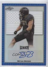 2020 Leaf Metal US Army All-American Bowl Blue 14/15 Bryan Bresee Auto 2u6