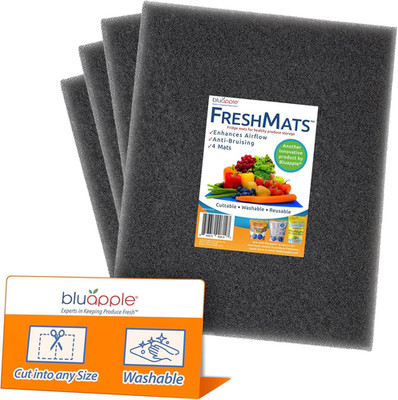 FreshMats, Refrigerator Bin Liner, Fridge Drawer Mats, Crisper Life Extender Lin