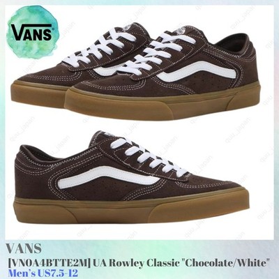 Vans UA Rowley Classic Chocolate White VN0A4BTTE2M Men's US7.5-12 NEW