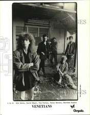 1986 Press Photo Venetians, Music Group - sap75894