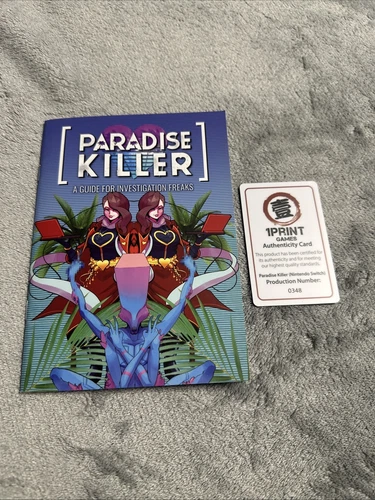 Paradise Killer (1Print Games) Limited Edition - Nintendo Switch Guidebook ONLY