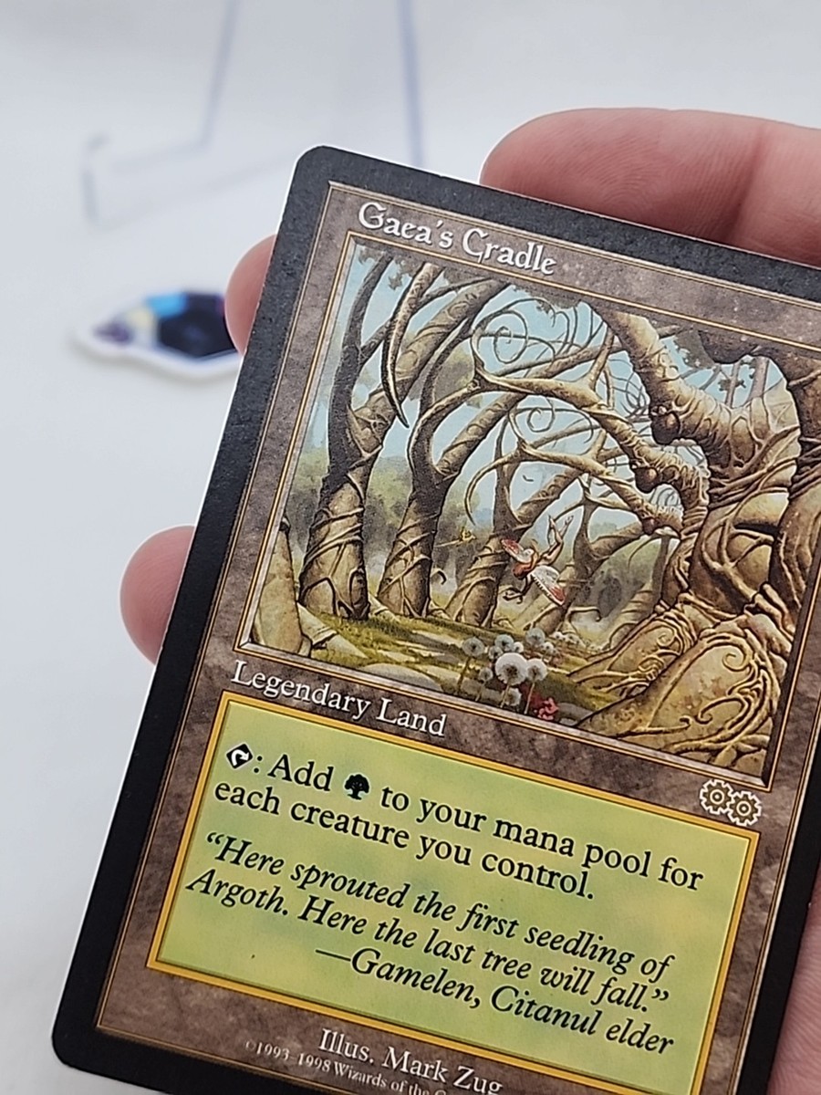Gaea's Cradle Misprint MTG Miscut Off Center Urza's Saga *CCGHouse