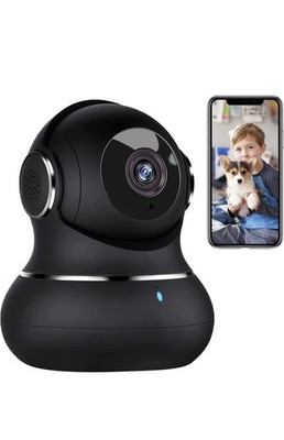 litokam Little elf Überwachungskamera, 2K Babyphone mit Kamera mit Bewegungse...