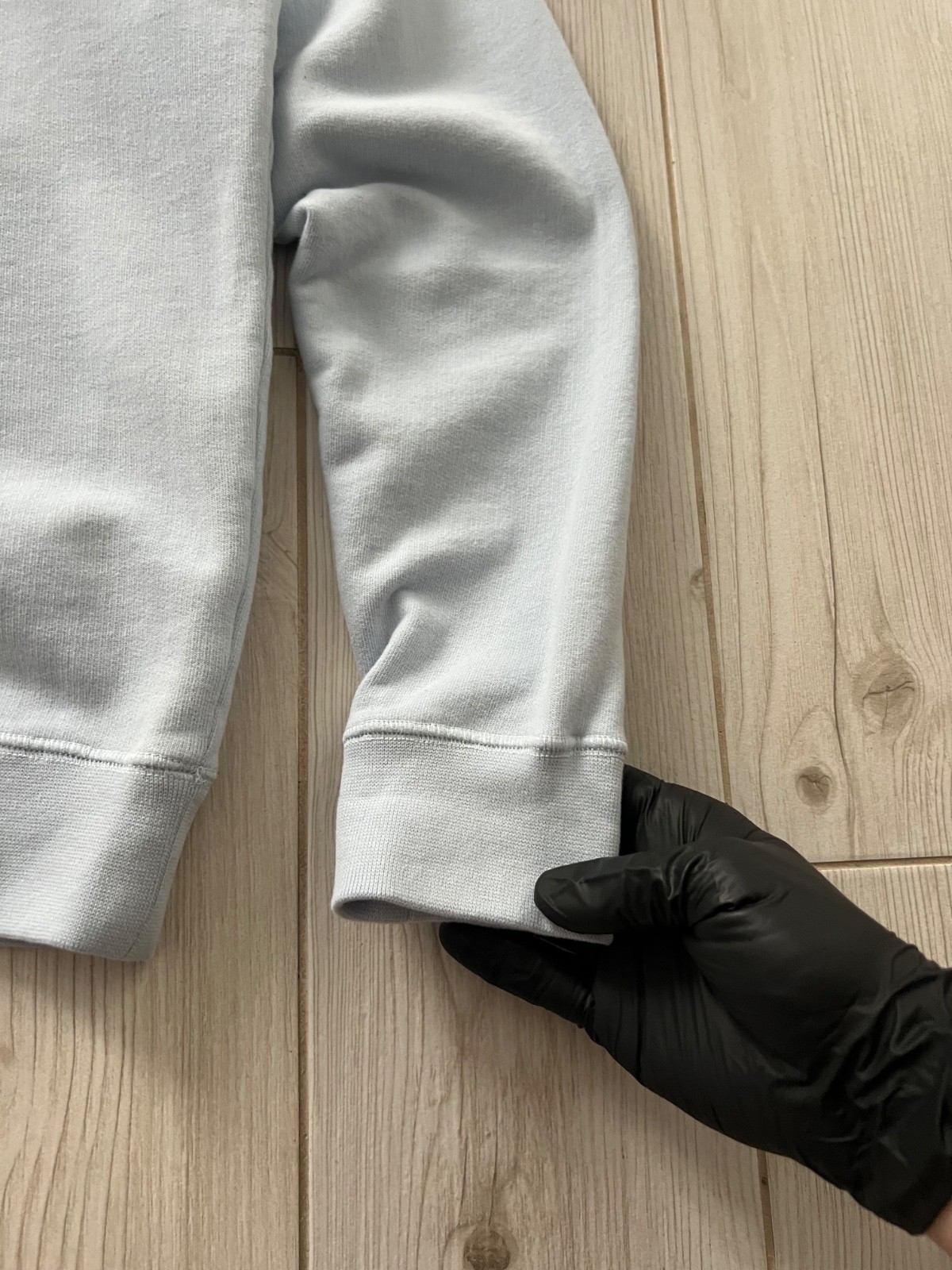 Sunspel Loopback Sweatshirt Blue Small Basic - image 8