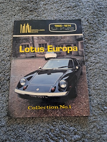 Brooklands Books Lotus Europa Collection No. 1 1966-1974
