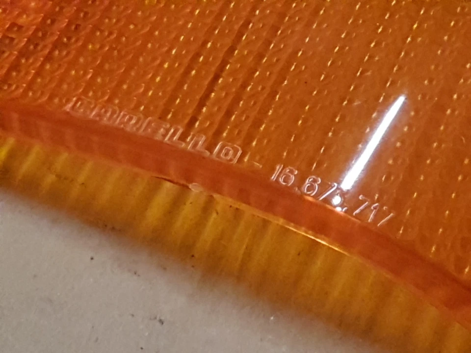 NEU ORIG FIAT Autobianchi A112 Blinker Glas Blinkleuchte Blinklicht vorne LINKS - Bild 4 von 4