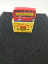Vintage Matchbox Lesney #5 London Double Bus With Metal Wheels In The...
