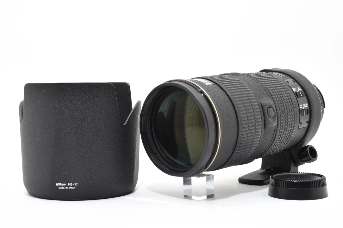 美品Nikon ED AF-S NIKKOR 80-200mm 1:2:8 D Amazon.com : NIKON 80-200mm F/2.8D ED IF Auto Focus-S (77mm) Lens