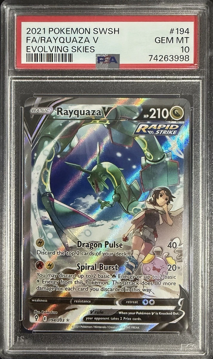 Rayquaza Pokémon TCG Professional Sports Authenticator (PSA