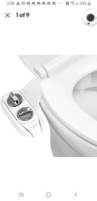 LUXE Bidet NEO 185 Plus   Dual Nozzle Toilet Attachment, Easy Install, 360°Clean