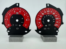 US Speedo Red Ford F-150 Gauge Face for Clusters 2020-2024 (7k Tachometer)