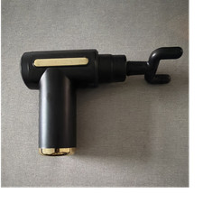 Handheld Black Gold Percussion Massage Gun for Full Body Back Legs Shoulder Arm