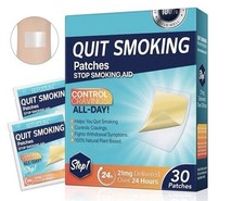 Stop Smoking Aid Patches Step 1 221mg 14mg 60 Count Transdermal System