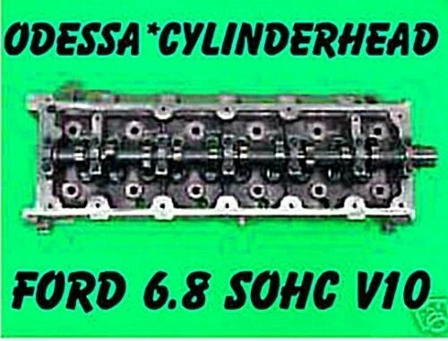 Ford Triton F250 F350 6.8 SOHC 2 Valve V10 PI Cast #1C2E Cylinder Head Left (...