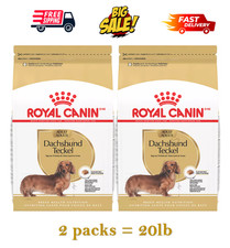 2Packs 20lb - Royal Canin Dachshund Adult Breed Health Nutrition Dry Dog Food