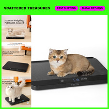 Digital Pet Scale  Baby Scale with Non-Slip Mat, 88lb Capacity, Black