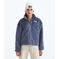 The North Face Teen Girls Reversible Shasta Full-Zip Black Jacket Size XL 14/16