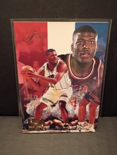 1994 Flair USA Basketball - Biography Larry Johnson #36