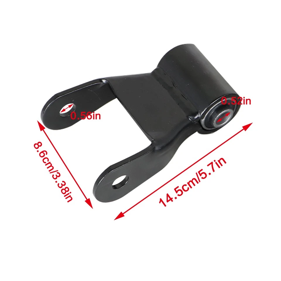 Rear Leaf Spring Shackle Kit For Dodge Dakota Ram 1500 2500 3500 Van Series - Image 3 of 4