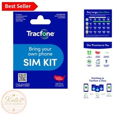 Universal Prepaid SIM Card Kit 4G LTE/5G Coverage Flexible Plans from 15
