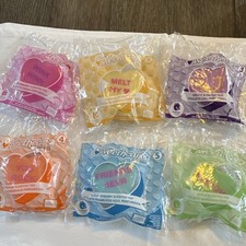 sweethearts mcdonald’s scented clip-on toys set ages 3+ happy meal premiums 2017