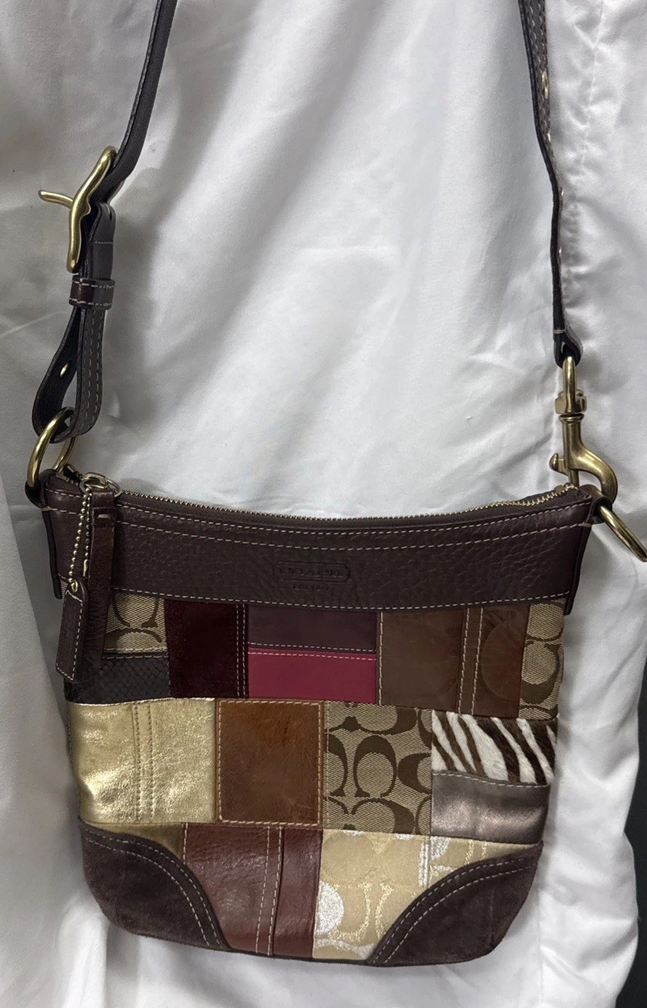 Coach Patchwork Crossbody/Shoulder Bag Vintage Y2K - image 1