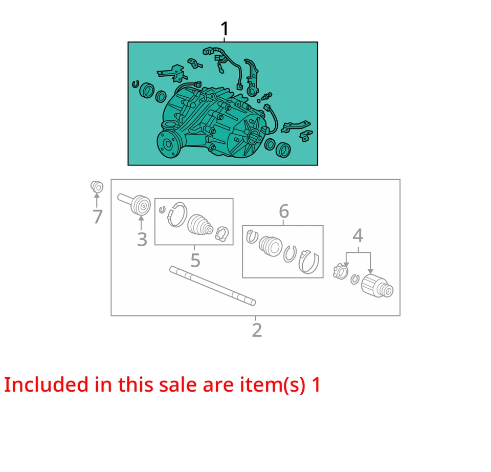 Eixo traseiro Carrier compatível com 09-15 PILOT 3026825 - Imagem 4 de 4