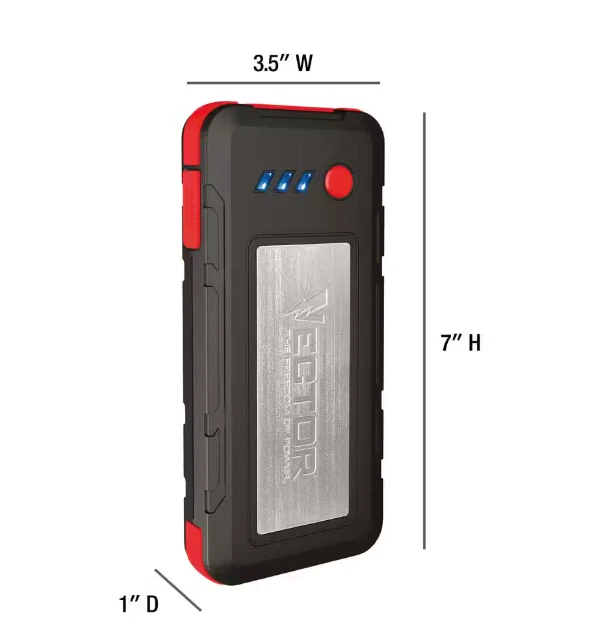 Vector SS16LV 1600 Peak Amp Automotive Lithium Jump Starter, Portable Power -NEW - Image 4 of 4