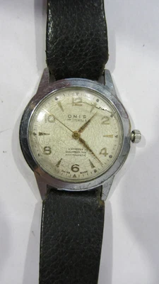 Montre Mécanique Militaire , Vintage , ONIS , Fonctionne . - Photo 1/4