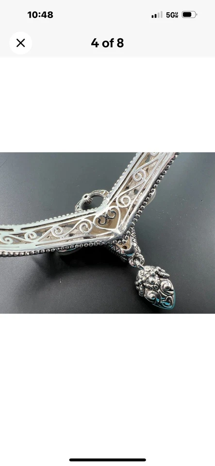 Brazalete Barbara Bixby Oro Esterlina 18K Calcedonia Multi-Piedras Preciosas Ram 6.5" Foto 4 de 4