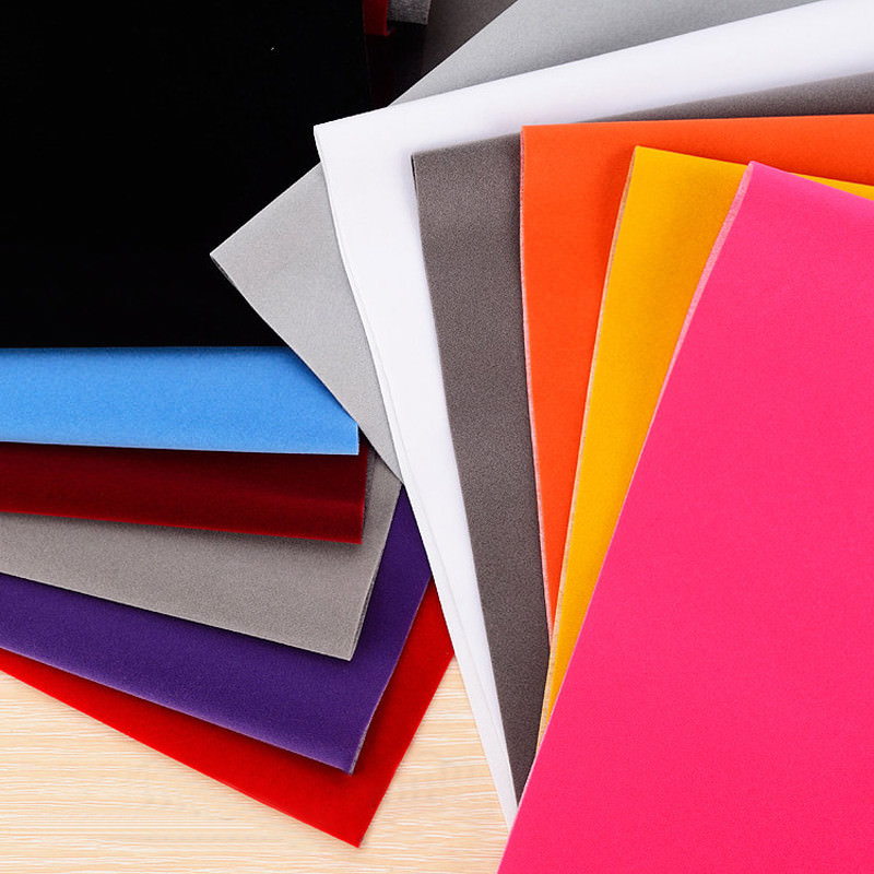 10pcs Solid Color Sticky Felt Sheets, A4 Size | Soft Peel and Stick
