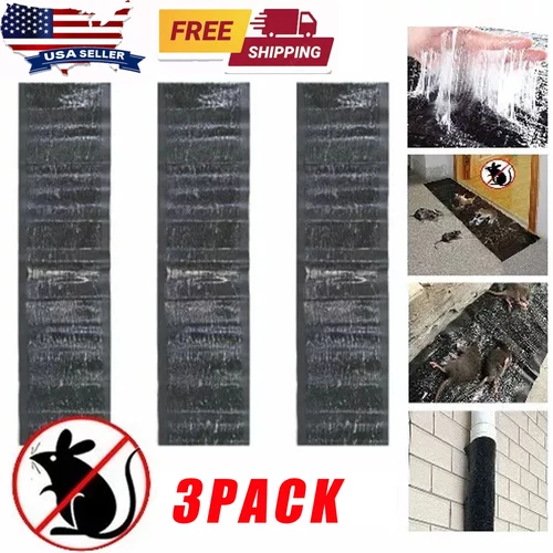 3 Pack Mice Mouse Glue Traps Rodent Catcher Rat Board Indoor Super Sticky Large - Picture 2 of 12