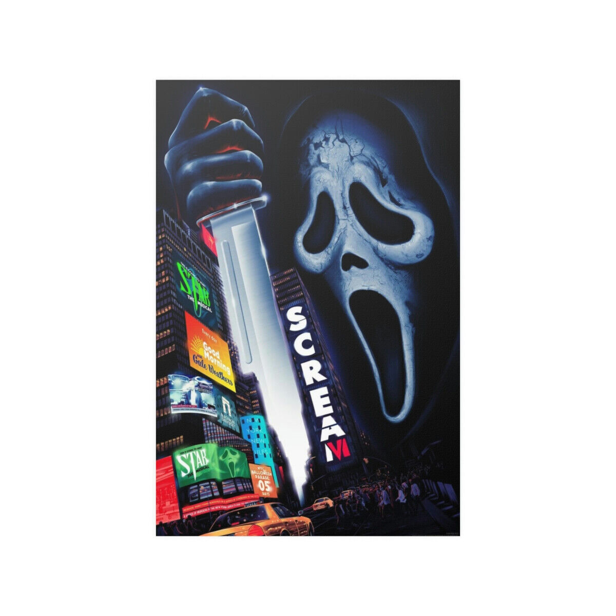 Scream 6 (2023) Movies Poster Wall Art Decor Home Print Full Size #2