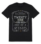 Classic Twenty One Years One Of A Kind T-Shirt Mens 21st Birthday Gift 21 Tee