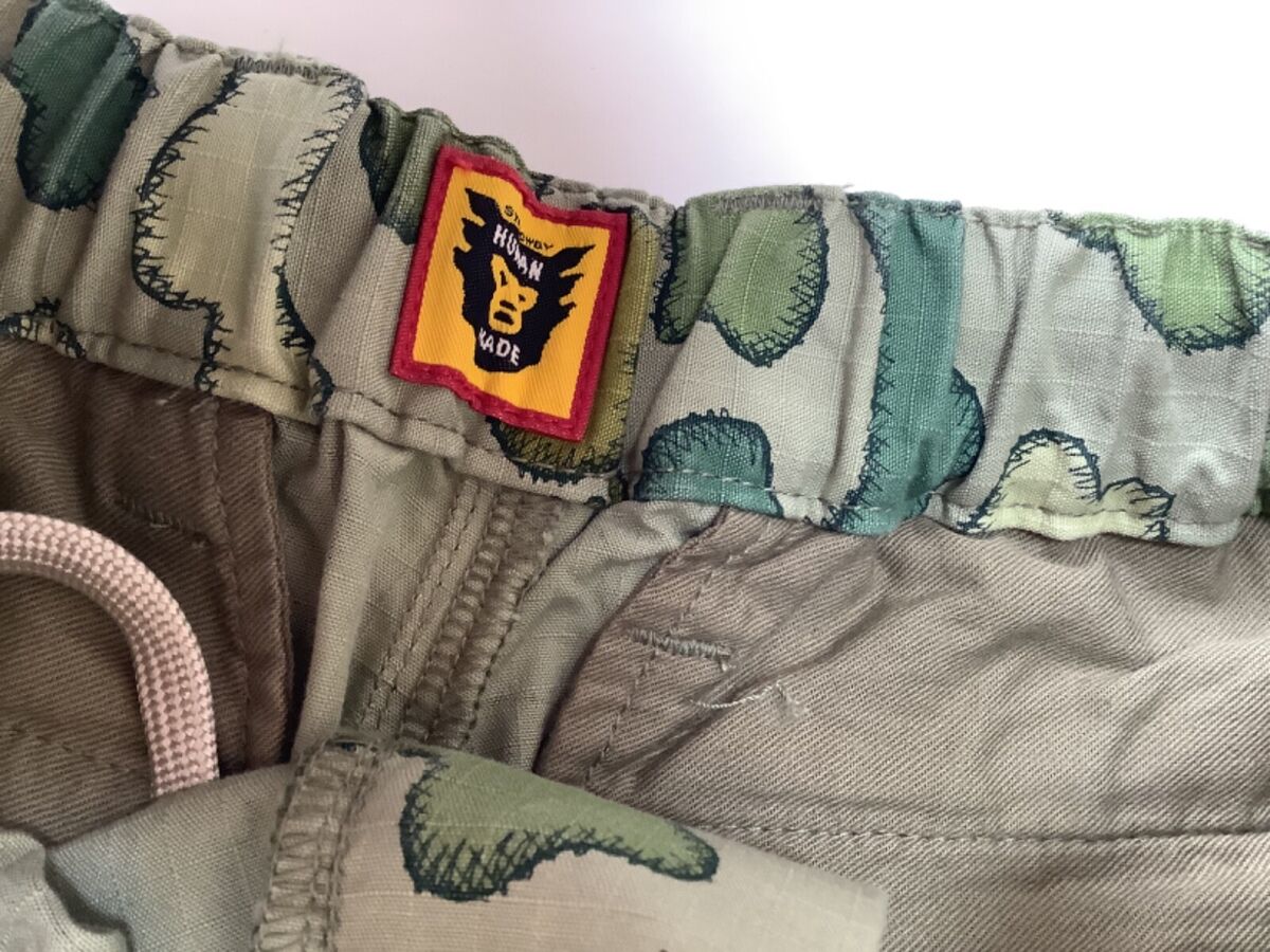 Authentic human made x kaws kaws made shorts men's M olive Authentic human made x kaws kaws made shorts men's M olive