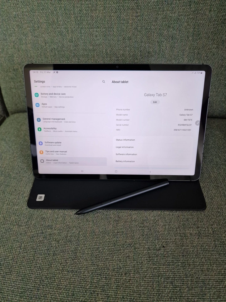 Samsung Galaxy Tab S7 · 256GB · Wi-Fi, photo 2 of 2