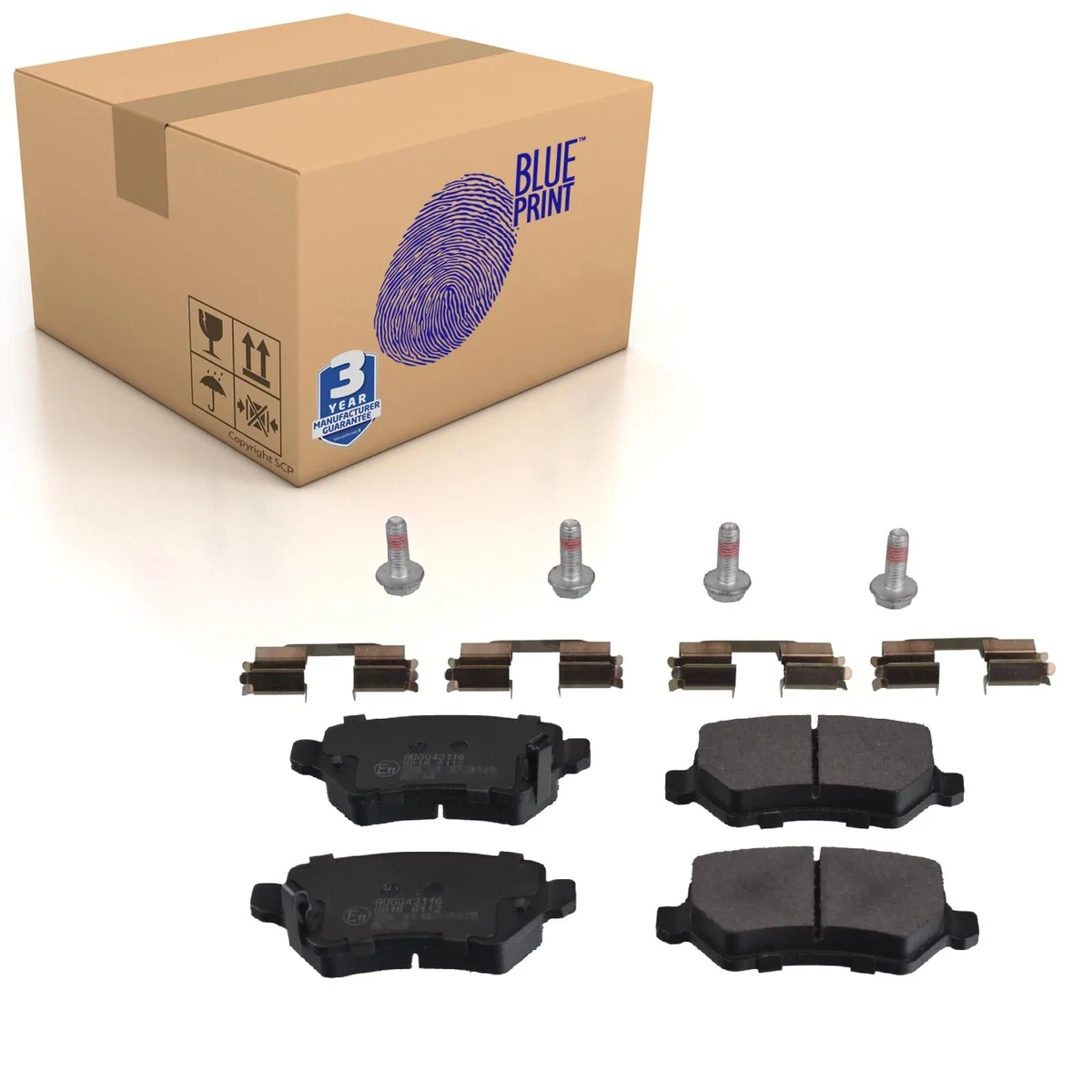 Disco De Freno Trasero Blue Print ADA104327 - Medidas: Ø290 Mm, Grosor 12.6 Mm, 5 Agujeros