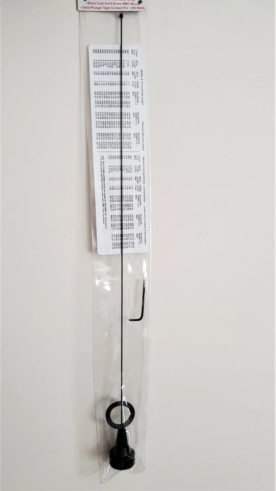 Wideband Black Mobile Radio Antenna NMO VHF Tunable UHF Flexible Whip 1113B HAM - Image 2 of 4