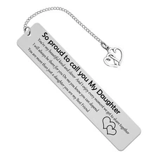 Daughter Gifts from Mom Bookmark Gifts for Kids Teens Adults Daughter in Law ...