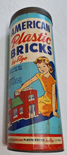 Vintage Elgo American Plastic Bricks 115 piece tube Similar to Lego