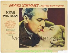 REAR WINDOW Lobby Card 11x14 Size Movie Poster  C #4 JAMES STEWART GRACE KELLY