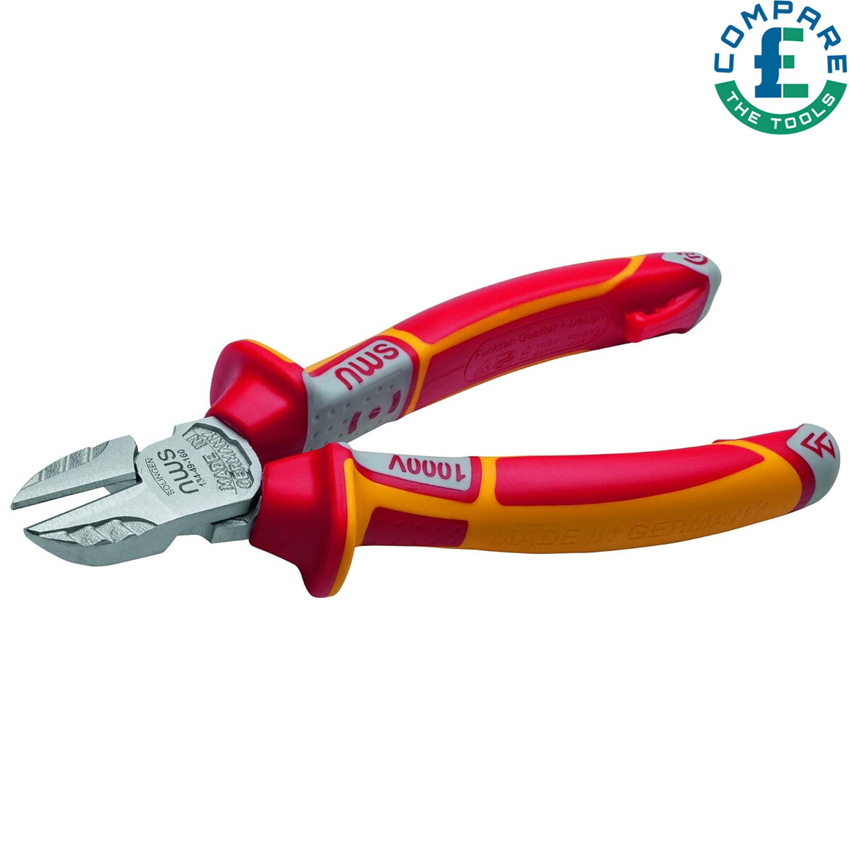 NWS N134-49-VDE-160-SB VDE/1000V Insulated Side Cutters 180mm