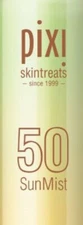 Pixi Sunmist Skintreats 50SPF Summer Setting Spray Aloe Soothe Clean Zinc Oxide