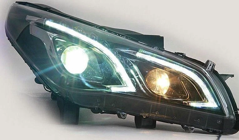 2X Faro LED DRL Giro Señal Secuencial Lo/Hi Beam Para Hyundai Sonata 15-17 Foto 3 de 4