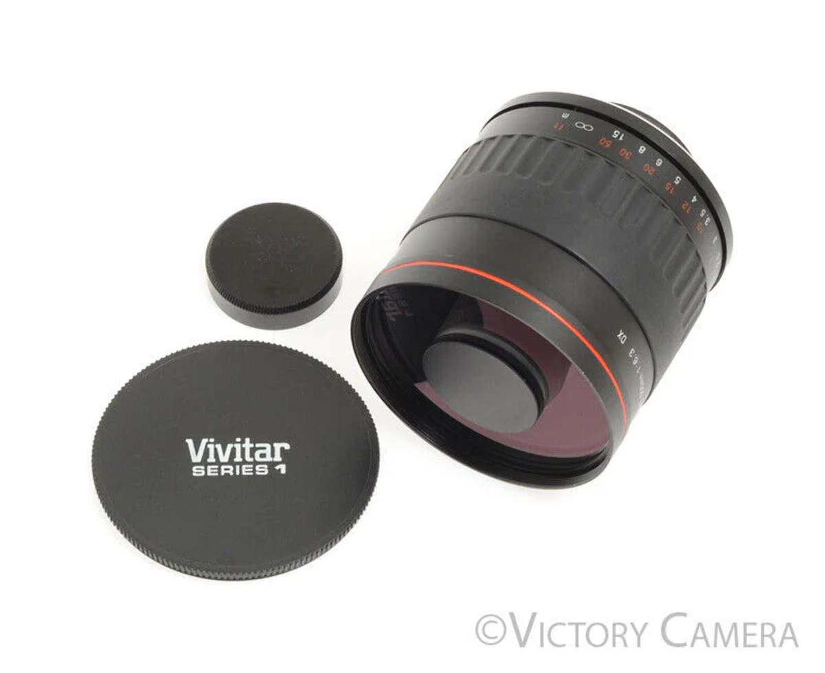 専用キャップ付レア？vivitar series1 135mm f2.3 M42 Vivitar Series 1 135mm f2.3 FAST Telephoto Lens for Nikon Non-AI [EXC+