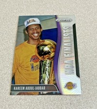 2019-20 Panini Prizm NBA Finalists Silver Prizm #4 Kareem Abdul-Jabbar Lakers