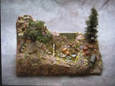 SMC-111 The Old Pond  HO-Scale (unfinished) New Lite Weight Resin & Foam