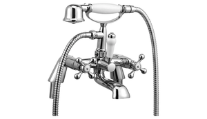 Funime 05 O Victoria Bath 1 4 Turn With Handheld Bathroom Shower Taps Ceramic Du Ebay