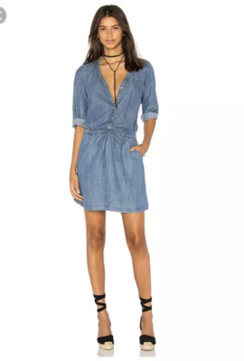 Micheal Stars Demin Shirt Dress Sz S